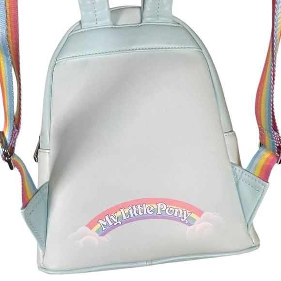 Loungefly My Little Pony Starshine Rainbow Mini Backpack Pegasus Pale blue green - Picture 11 of 14